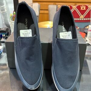 Donald J. Pliner Men's Dark Blue Slip-Ons